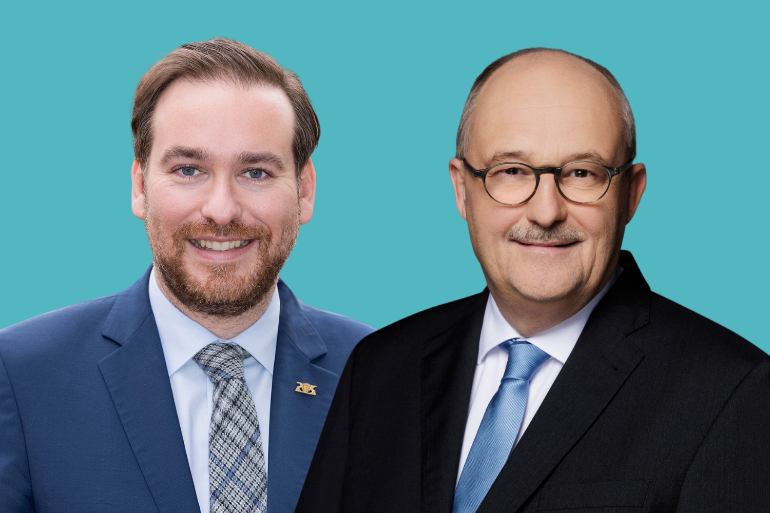 Foto: Andreas Sturm MdL (Fotonachweis: Matthias Busse) und Dr. Michael Meister (Fotonachweis: Tobias Koch)
